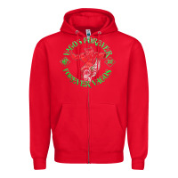 Red Vagos MC Zipper Hoodie - Craftify