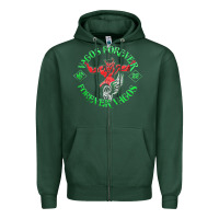 Sports Green Vagos MC Zipper Hoodie - Craftify