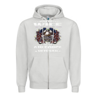 Dove Grey proud wife of an air force veteran military vet spouse gifts premium m Zipper Hoodie - Craftify