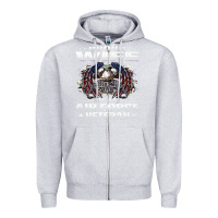 Heather Grey proud wife of an air force veteran military vet spouse gifts premium m Zipper Hoodie - Craftify