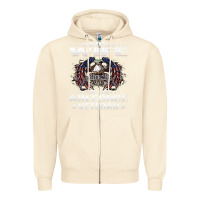 Sandshell proud wife of an air force veteran military vet spouse gifts premium m Zipper Hoodie - Craftify