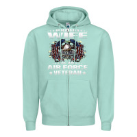Seafoam proud wife of an air force veteran military vet spouse gifts premium m Zipper Hoodie - Craftify