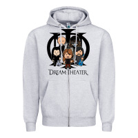Heather Grey Dream Theater Zipper Hoodie - InspiraDesign