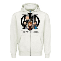 Oatmeal Heather Dream Theater Zipper Hoodie - InspiraDesign