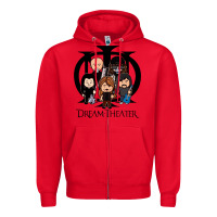 Red Dream Theater Zipper Hoodie - InspiraDesign