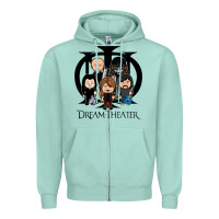Seafoam Dream Theater Zipper Hoodie - InspiraDesign