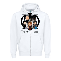 White Dream Theater Zipper Hoodie - InspiraDesign