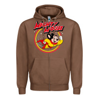 Chestnut the mighty mouse Zipper Hoodie - InspiraDesign
