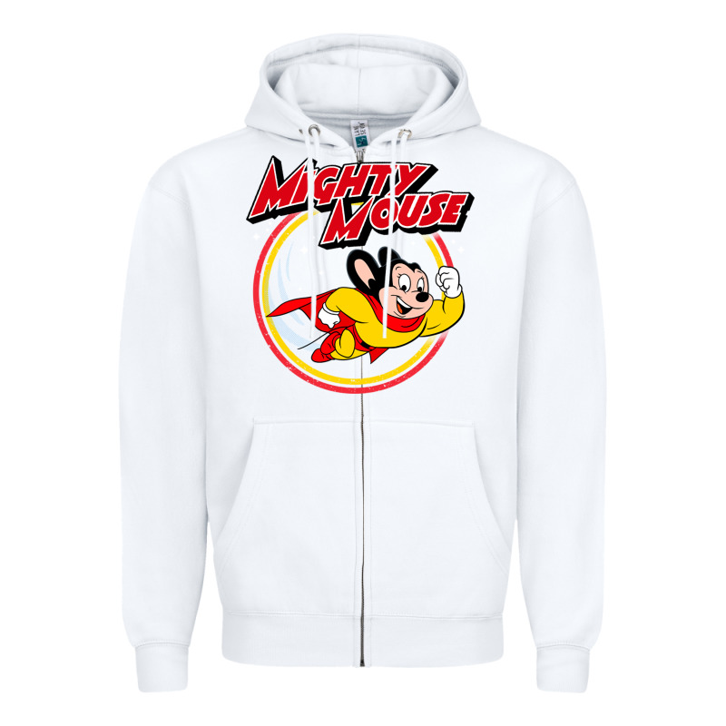 The Mighty Mouse Zipper Hoodie by InspiraDesign | Teevron