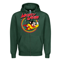 Sports Green the mighty mouse Zipper Hoodie - InspiraDesign