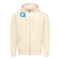 Sandshell Mesmerizing Q Cells Zipper Hoodie - InspiraDesign