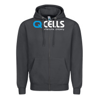 Smoke Mesmerizing Q Cells Zipper Hoodie - InspiraDesign