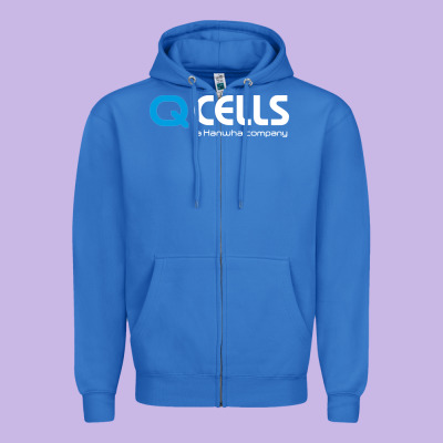 Mesmerizing Q Cells Zipper Hoodie Designed By Inspiradesign