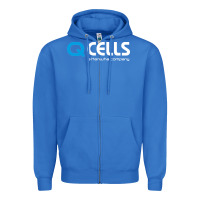True Royal Mesmerizing Q Cells Zipper Hoodie - InspiraDesign
