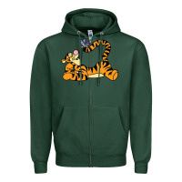 Sports Green tigger Zipper Hoodie - InspiraDesign