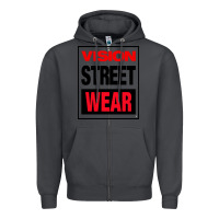 Smoke VISION STREET WEAR Zipper Hoodie - InspiraDesign