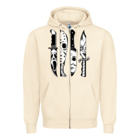 Sandshell knives horror movie friday halloween horror goth evil t shirt Zipper Hoodie - InspiraDesign