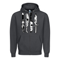 Smoke knives horror movie friday halloween horror goth evil t shirt Zipper Hoodie - InspiraDesign