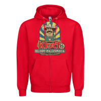 Red kfat 94 Zipper Hoodie - InspiraDesign