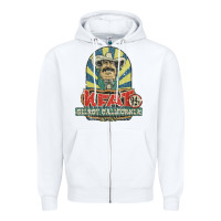 White kfat 94 Zipper Hoodie - InspiraDesign