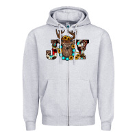 Heather Grey christmas joy Zipper Hoodie - JahusDesignShop