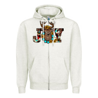 Oatmeal Heather christmas joy Zipper Hoodie - JahusDesignShop