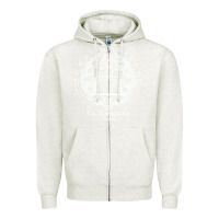 Oatmeal Heather Universite Paris La Sorbonne Zipper Hoodie - InspiraDesign
