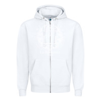 White Universite Paris La Sorbonne Zipper Hoodie - InspiraDesign