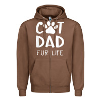 Chestnut funny cat dad fathers day gift shirt fur life cat tee Zipper Hoodie - InspiraDesign