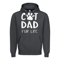 Smoke funny cat dad fathers day gift shirt fur life cat tee Zipper Hoodie - InspiraDesign