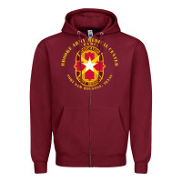 Burgundy brooke army medical center fort sam houston tx Zipper Hoodie - InspiraDesign