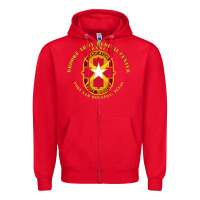 Red brooke army medical center fort sam houston tx Zipper Hoodie - InspiraDesign