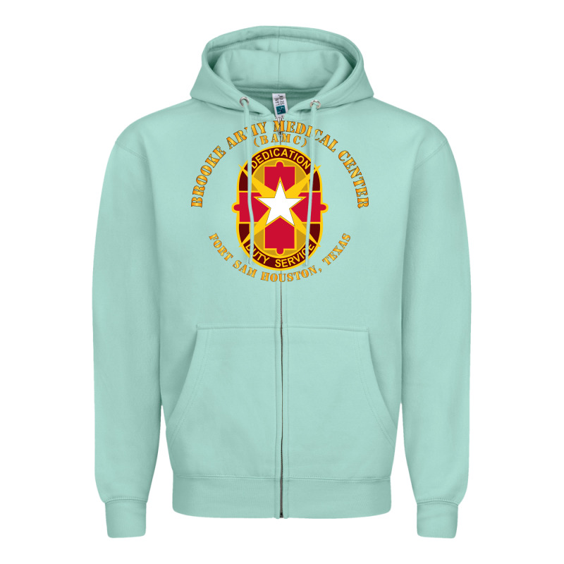 Brooke Army Medical Center Fort Sam Houston Tx Zipper Hoodie by InspiraDesign | Teevron