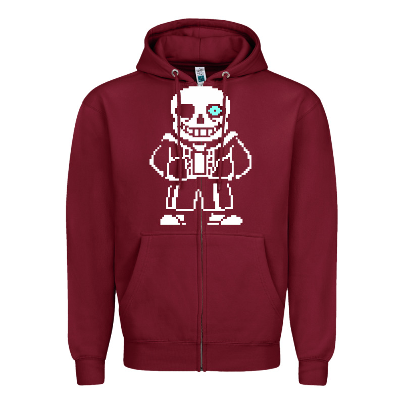 Undertale Sans Zipper Hoodie by InspiraDesign | Teevron