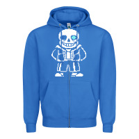 True Royal undertale sans Zipper Hoodie - InspiraDesign