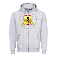 Heather Grey (ACOM) Al4b4m4, College of Osteopathic Medicine Zipper Hoodie - InspiraDesign