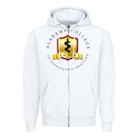 White (ACOM) Al4b4m4, College of Osteopathic Medicine Zipper Hoodie - InspiraDesign
