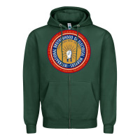 Sports Green IBEW electrician Zipper Hoodie - InspiraDesign