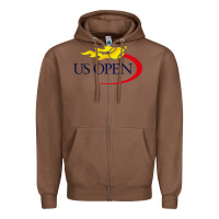 Chestnut us open tennis Zipper Hoodie - InspiraDesign