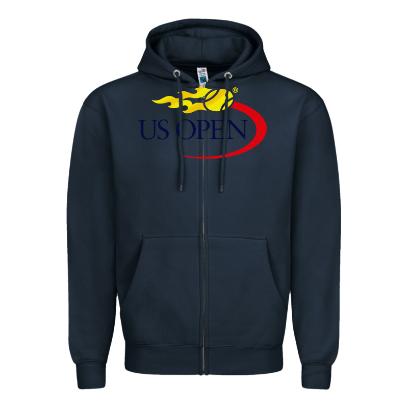 Us Open Tennis Zipper Hoodie by InspiraDesign | Teevron