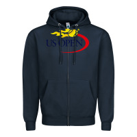 Navy us open tennis Zipper Hoodie - InspiraDesign