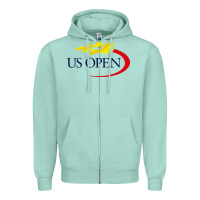 Seafoam us open tennis Zipper Hoodie - InspiraDesign