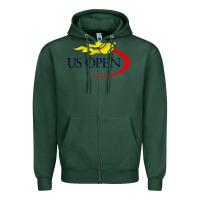 Sports Green us open tennis Zipper Hoodie - InspiraDesign