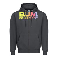 Smoke vintage bum equipment 02 Zipper Hoodie - InspiraDesign