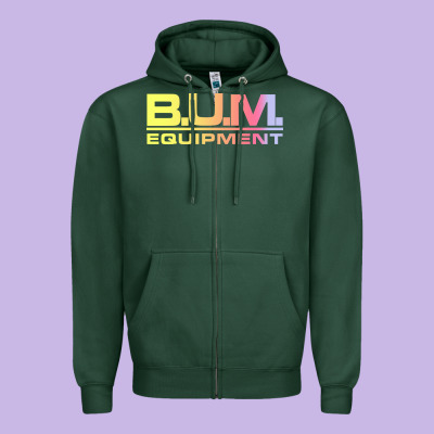 Vintage Bum Equipment 02 Zipper Hoodie Designed By Inspiradesign