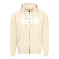 Sandshell Pinochet Helicopter Tours Zipper Hoodie - InspiraDesign