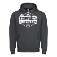 Smoke Pinochet Helicopter Tours Zipper Hoodie - InspiraDesign