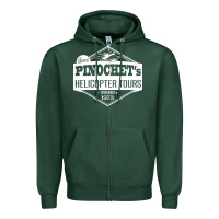 Sports Green Pinochet Helicopter Tours Zipper Hoodie - InspiraDesign