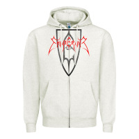 Oatmeal Heather music emper Zipper Hoodie - InspiraDesign