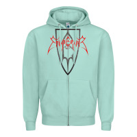 Seafoam music emper Zipper Hoodie - InspiraDesign